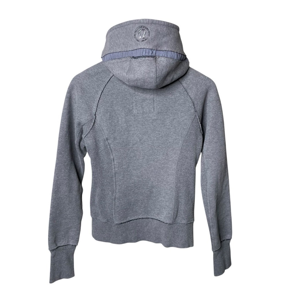 lululemon Scuba Full Zip Hoodie Special Edition Gray Sz 4 - Picture 4 of 14